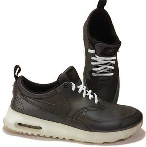 Nike Women's Air Max Thea Metallic Grey/Blue Runner, Walking Sneakers